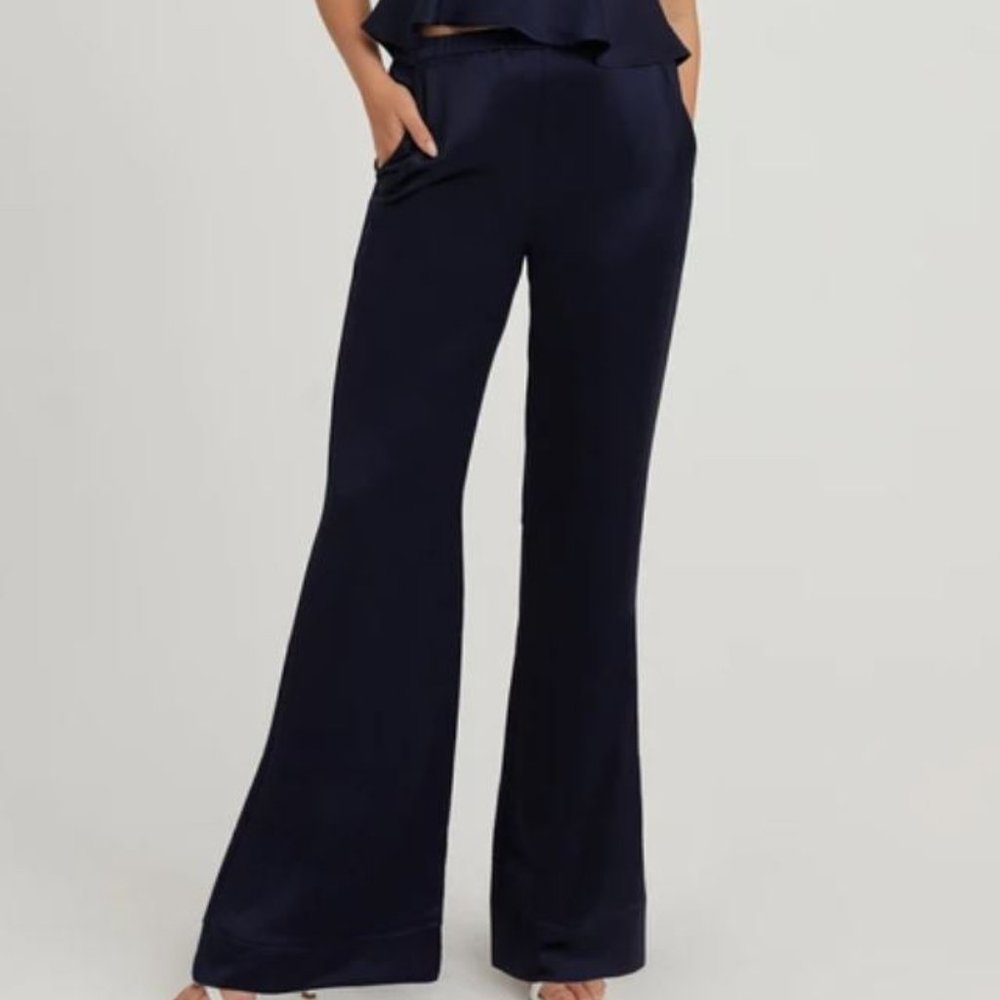 NWT SomethingNavy Silk Trousers